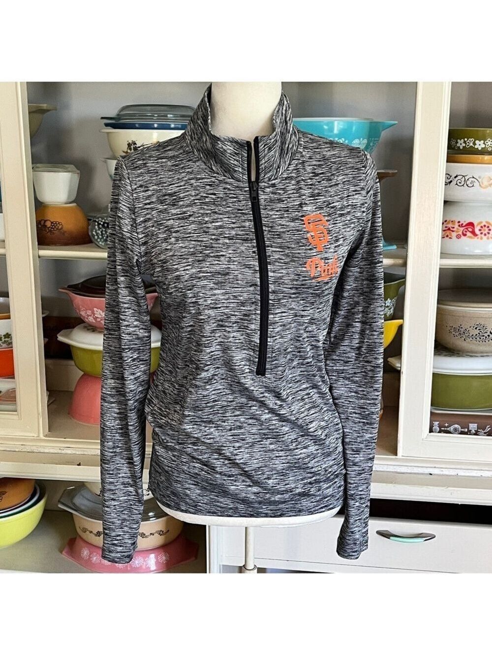 Victoria’s Secret Pink San Francisco Giants 1/4 Zip Sweatshirt - Size Small